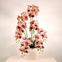 Lavish Faux Orchid Arrangement No:5 Leopard