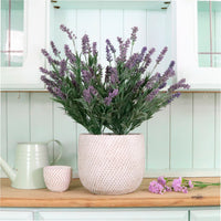 Lavender In Lined Pot (large)