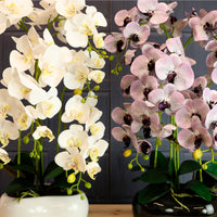 Lavish Faux Orchid Arrangement No:7