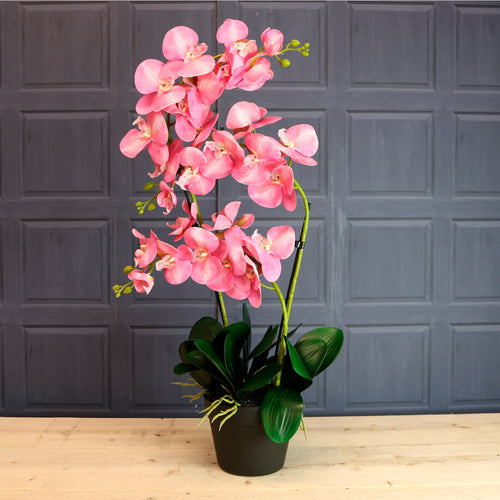 Deluxe Faux Orchid Arrangement No:2 Dusty Blush