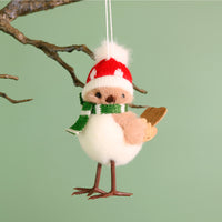 Festive Hanging Wrens (2 Designs - Ruffles & Rosie)
