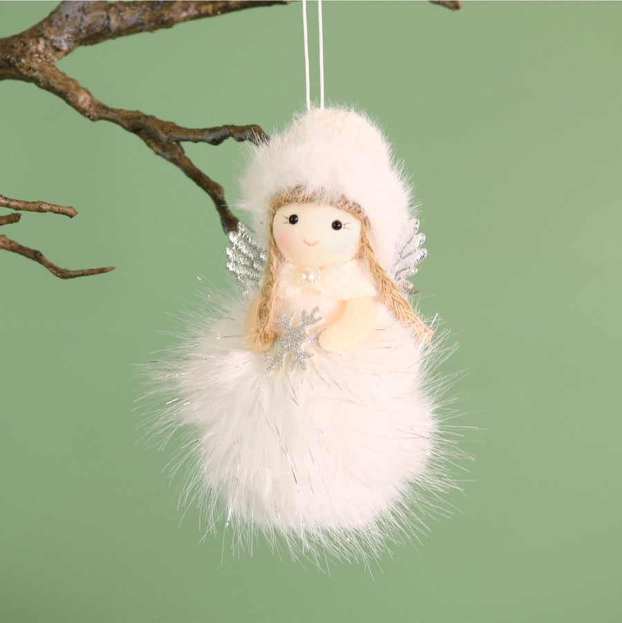 Festive Hanging Pom Fairy No3. (2 Designs - Sparkle & Shine)