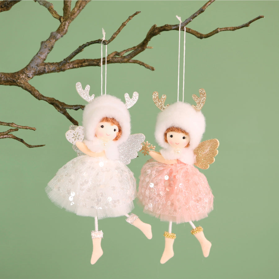 Festive Hanging Fairy No4 (2 Designs - Twinkle & Tiara)