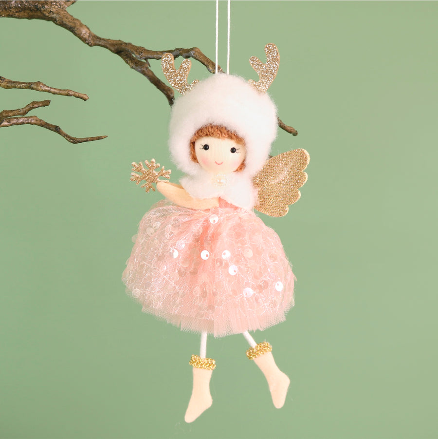Festive Hanging Fairy No4 (2 Designs - Twinkle & Tiara)