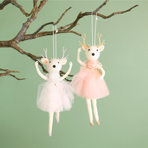 Festive Hanging Mice (2 Designs - Gigi & Lottie)