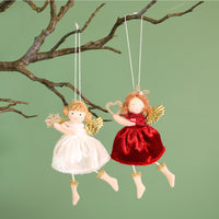 Festive Hanging Fairy No5. (2 Designs - Scarlett & Fifi)