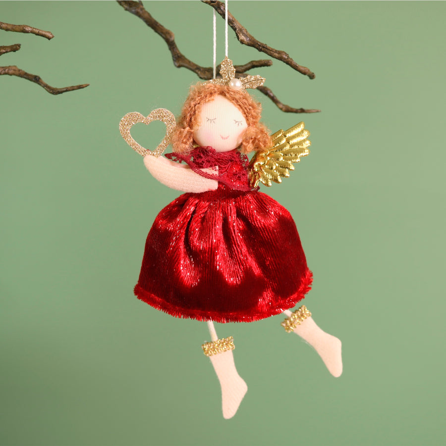 Festive Hanging Fairy No5. (2 Designs - Scarlett & Fifi)