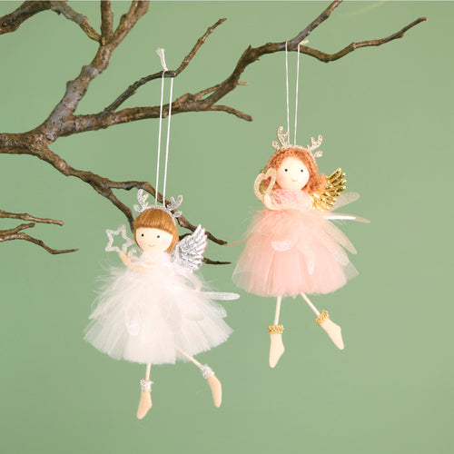 Festive Hanging Fairy No6. (2 Designs - Mimi & Pip)