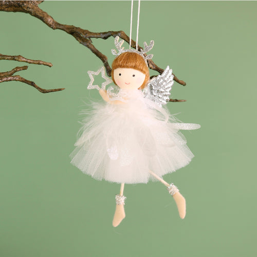 Festive Hanging Fairy No6. (2 Designs - Mimi & Pip)