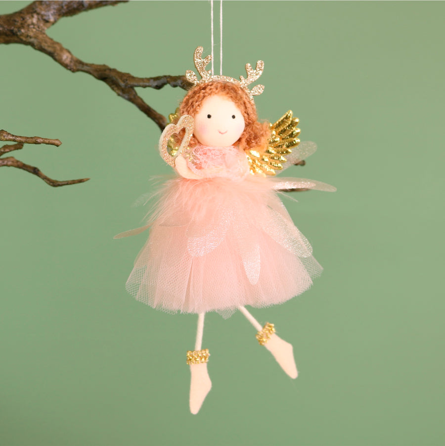 Festive Hanging Fairy No6. (2 Designs - Mimi & Pip)