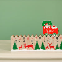Festive Wooden Countdown To Xmas No:03 (Light Up)