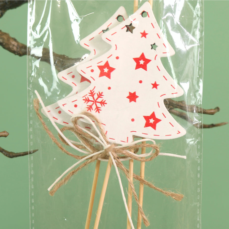 Festive Wooden Pics - Christmas Trees