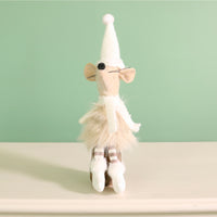 Festive Hazel Mouse On A Log