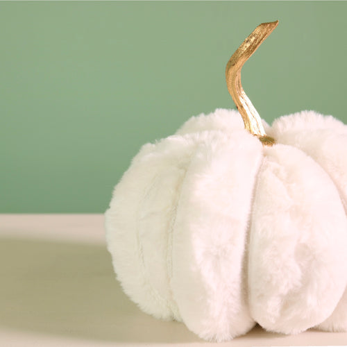 Festive Fur Pumpkin (16cm)
