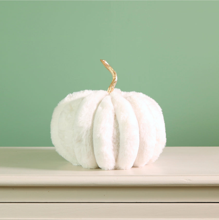 Festive Fur Pumpkin (20cm)