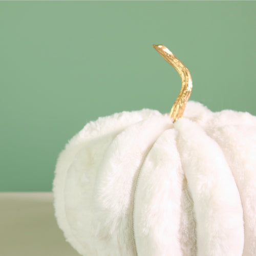 Festive Fur Pumpkin (20cm)