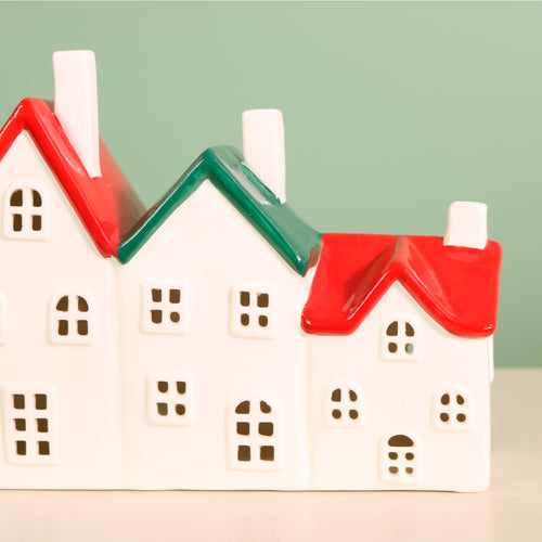 Ceramic The Little Hideaways Light Up Cottages