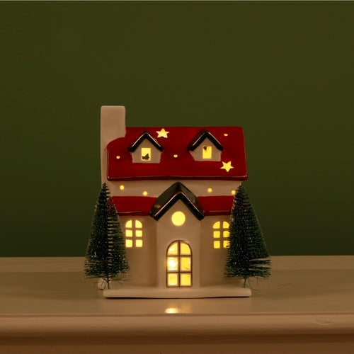 Ceramic The Nook Light Up Cottage