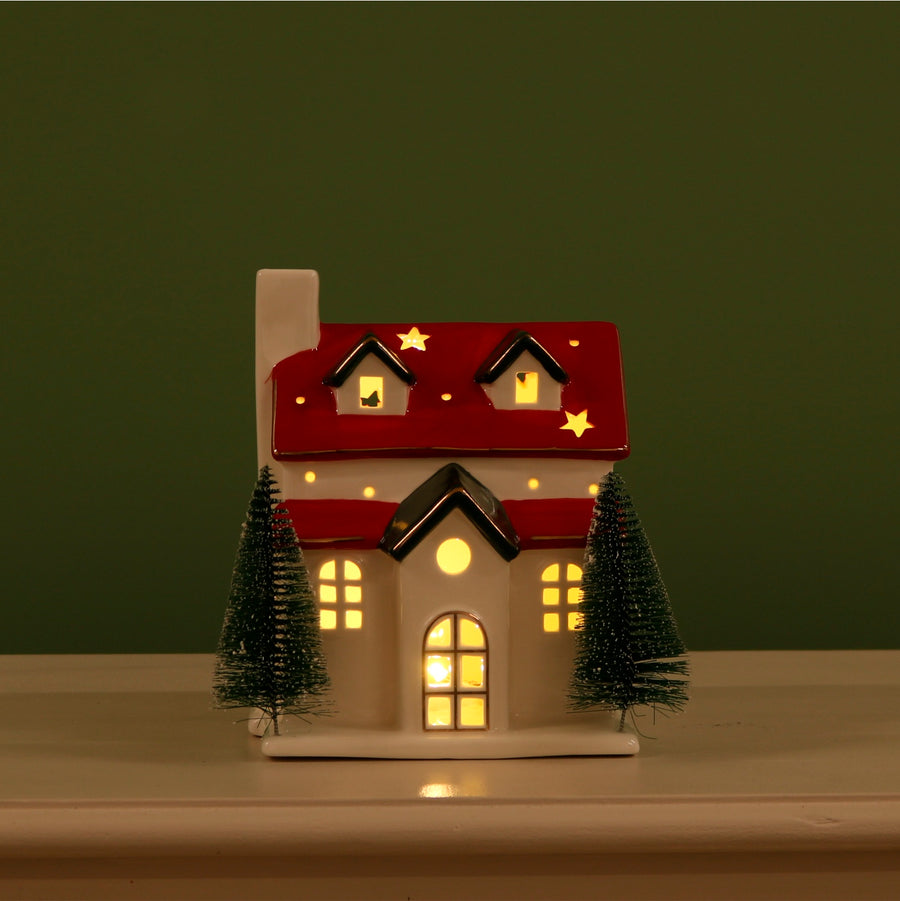 Ceramic The Nook Light Up Cottage