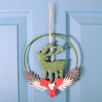 Festive Hanging Reindeer Ring