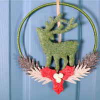 Festive Hanging Reindeer Ring