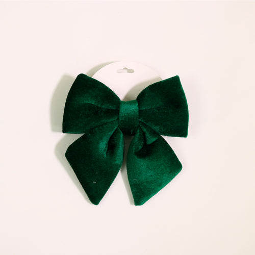 Velvet Hanging Bow Small