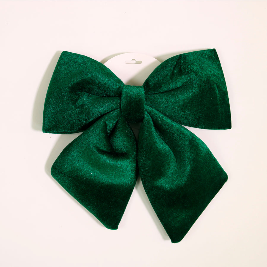 Velvet Hanging Bow Medium