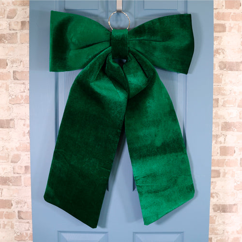 Velvet Hanging Bow Large