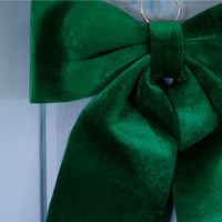 Velvet Hanging Bow Large