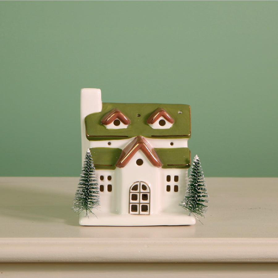 Ceramic Twinkle Light Up Cottage