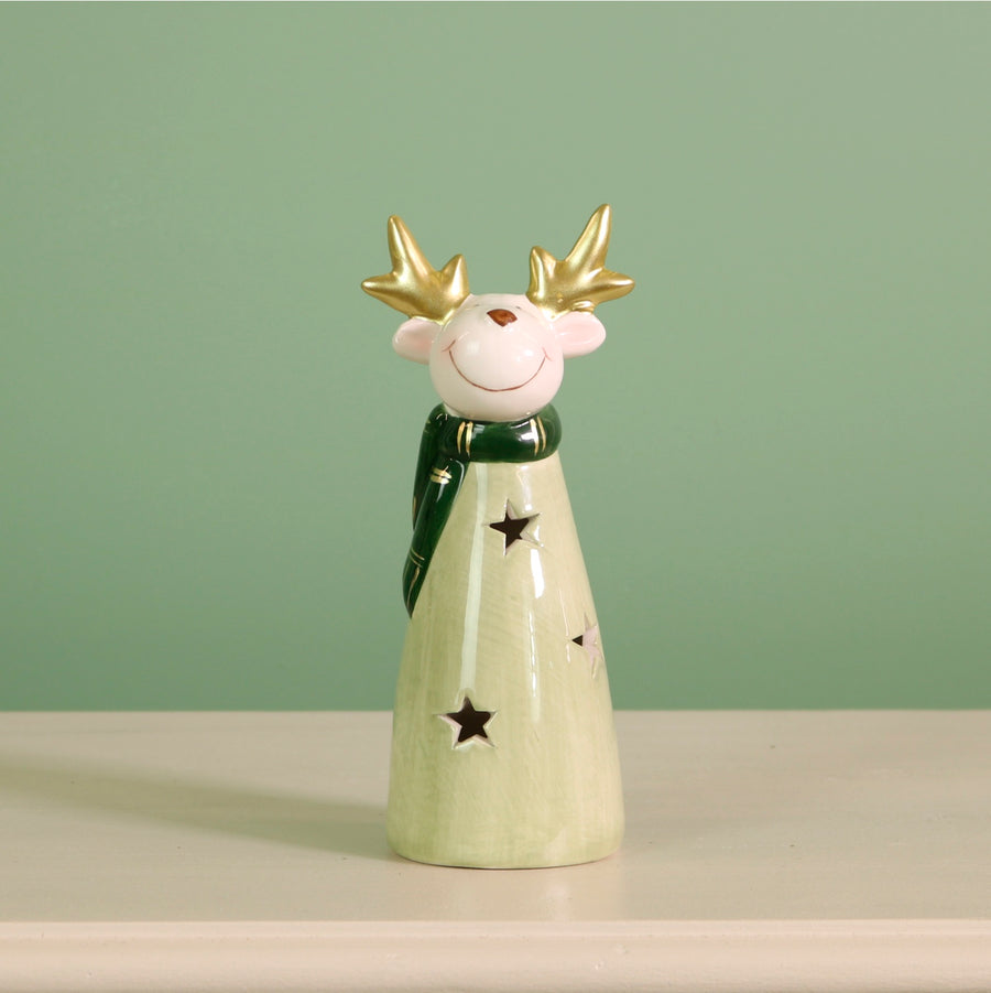 Ceramic Clover The Light Up Reindeer