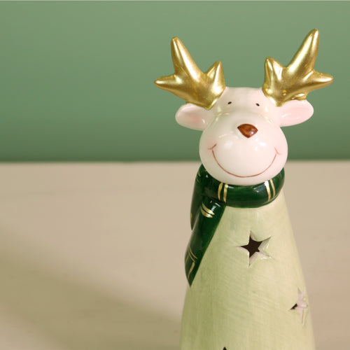 Ceramic Clover The Light Up Reindeer