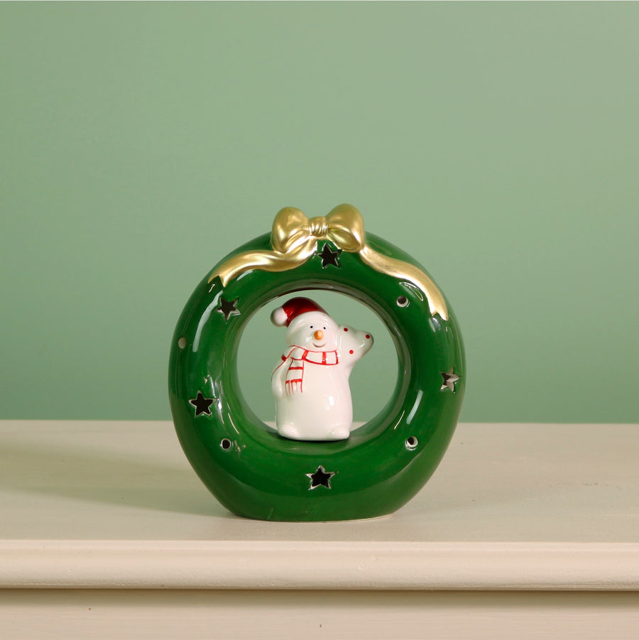 Ceramic Blizzard The Light Up Snowman