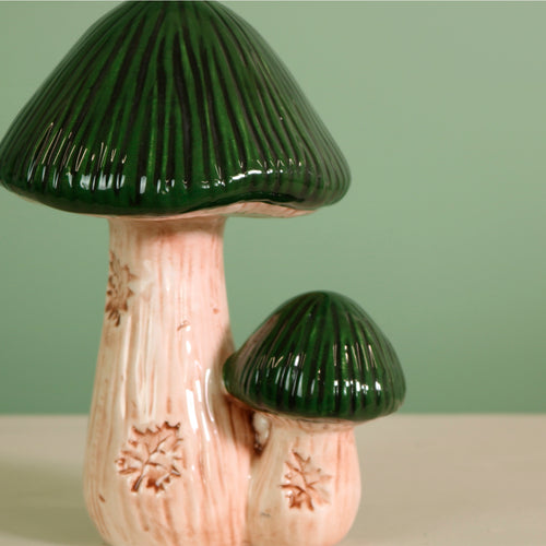 Ceramic Fizzlecap Toadstool Ornament
