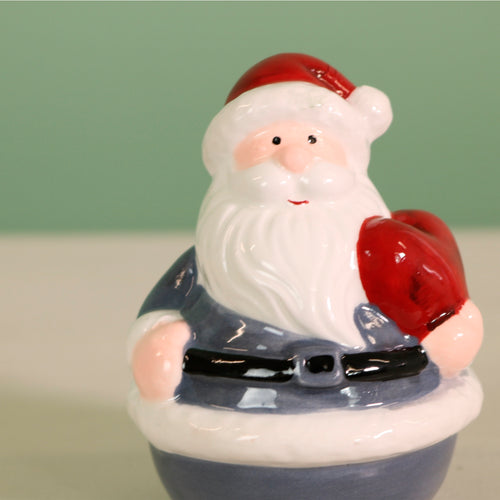 Ceramic Claus Mccheer Ornament