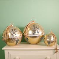Festive Hanging Bauble Bell (Set Of 3)