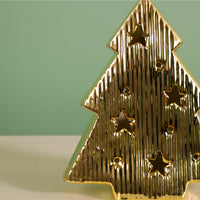 Ceramic Chrome Light Up Ornament