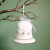 Festive Iridescent Woven Beaded Bell