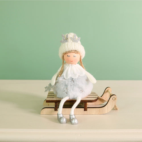 Festive Felicity Fairy On A Toboggan