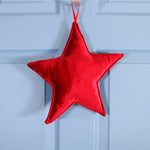 Velvet Hanging Star Cushion