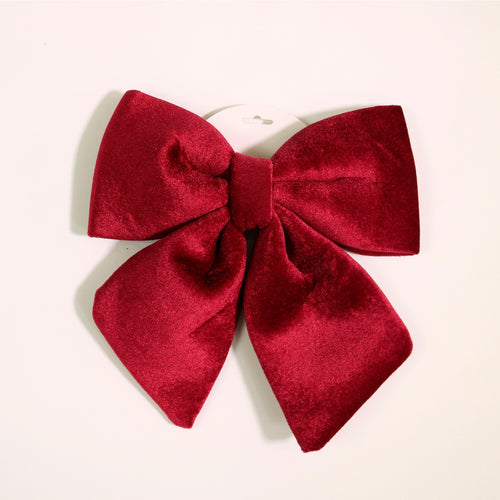 Velvet Hanging Bow Medium
