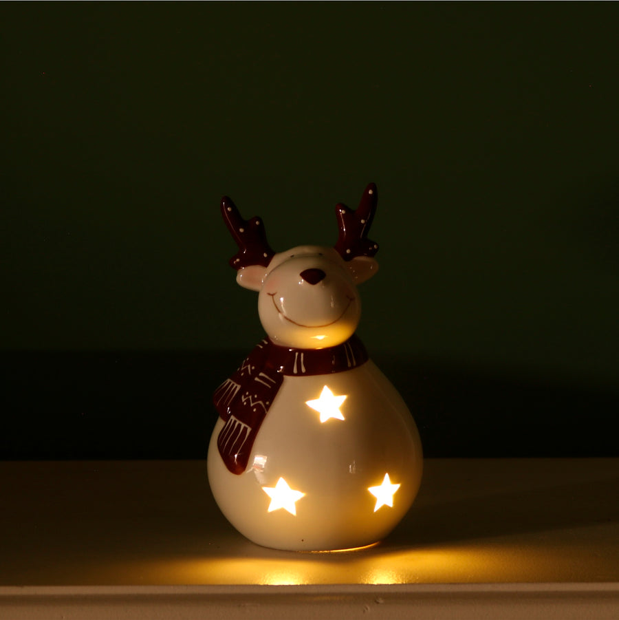 Ceramic Nutmeg The Light Up Reindeer