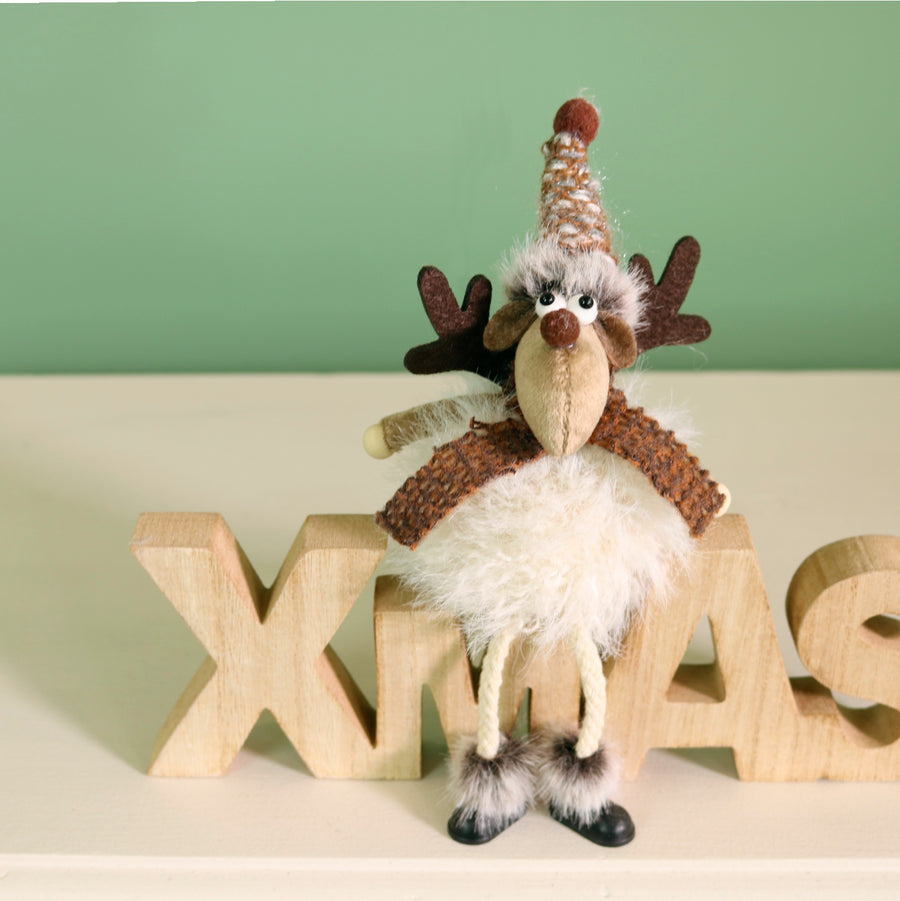 Festive Sitting Pickles The Reindeer Xmas Ornament