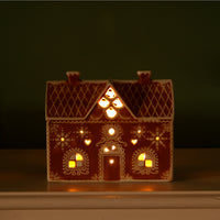 Ceramic Gingerbread Gables Light Up Cottage
