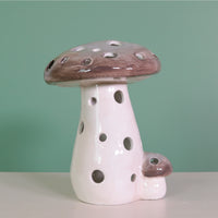 Ceramic Enchanted Toadstool Light Up Ornament