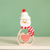 Festive Wooden Chilly The Snowman Ornament