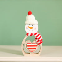 Festive Wooden Chilly The Snowman Ornament