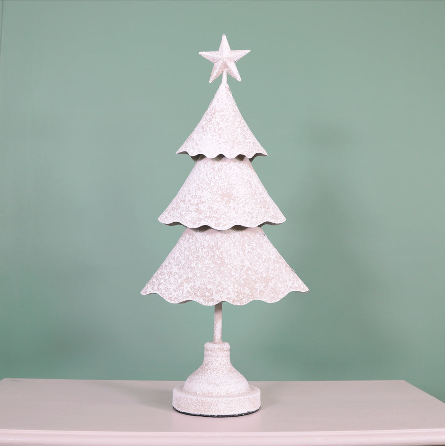 Festive Metal Tree Ornament