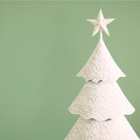 Festive Metal Tree Ornament