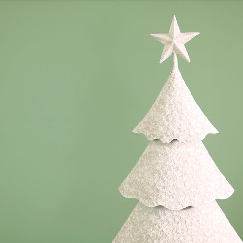 Festive Metal Tree Ornament